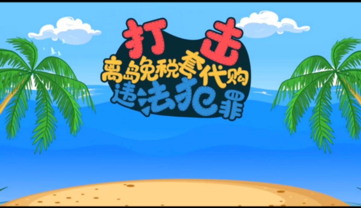 打击离岛免税套代购动画宣传片